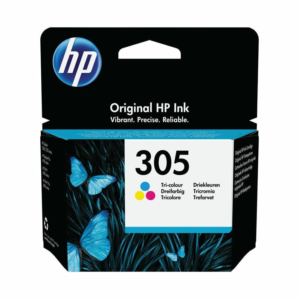 HP 305 Tri-color Ink Cartridge 100 Page Yield 3YM60AE HP 305 Tri-color Ink Cartridge 100 Page Yield 3YM60AE 3YM60AE