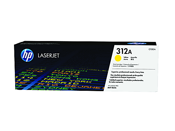 HP 312A Yellow Original LaserJet Toner Cartridge CF382A 2700 Page Yield CF382A