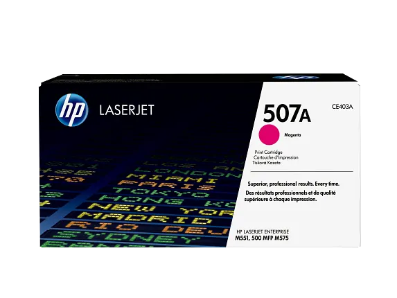 HP 507A Magenta LaserJet Toner Cartridge (CE403A) - 6,000 Page Yield CE403A