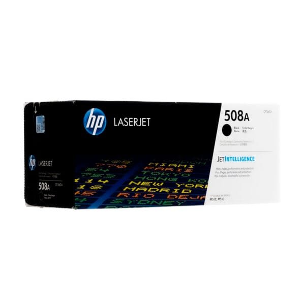 HP 508A Black LaserJet Toner Cartridge CF360A 6,000 Page Yield CF360A