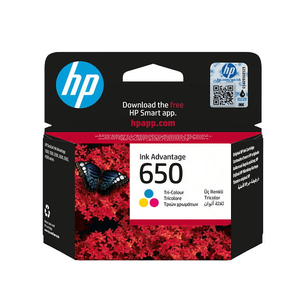 HP 650 CZ102AE Tri-color Original Ink Cartridge (200 Page Yield) CZ102AE