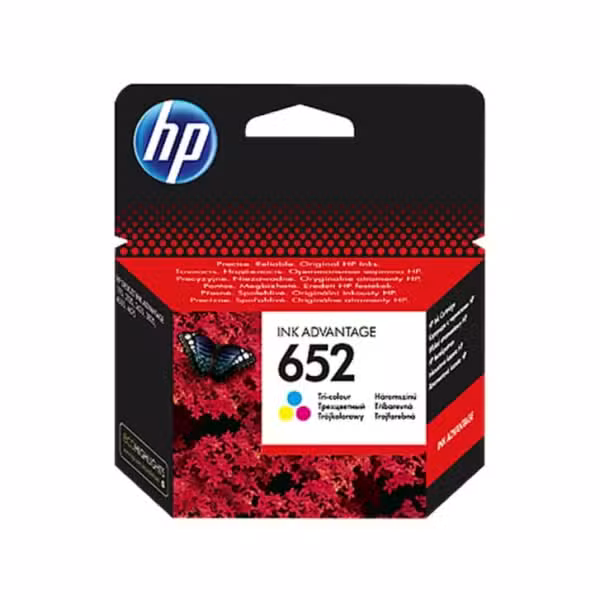 HP 652 Tri-color Ink Advantage Cartridge (F6V24AE) ~200 Pages F6V24AE