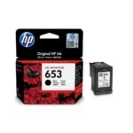 HP 653 Black Original Ink Cartridge (3YM75AE) - 360 Page Yield 3YM75AE