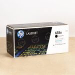 HP 655A Black LaserJet Toner Cartridge (CF450A) 12,500 Page Yield CF450A