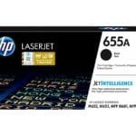 HP 655A Black LaserJet Toner Cartridge (CF450A) 12,500 Page Yield CF450A