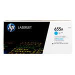 HP 655A Cyan Original LaserJet Toner Cartridge (CF451A) - 10,500 Page Yield CF451A