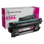 HP 655A Magenta LaserJet Toner Cartridge (CF453A) 10,500 Page Yield CF453A