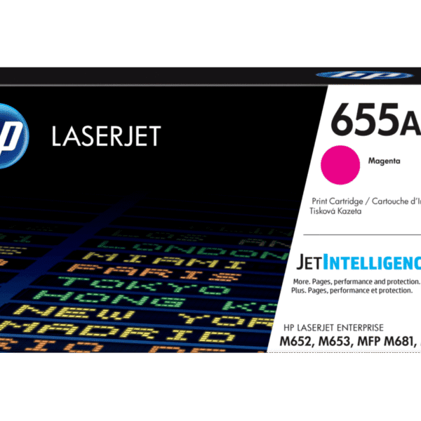 HP 655A Magenta LaserJet Toner Cartridge (CF453A) 10,500 Page Yield CF453A