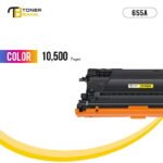 HP 655A Yellow LaserJet Toner Cartridge (CF452A) 10,500 Page Yield CF452A