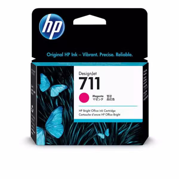 HP 711 Magenta Ink 29ml Cartridge (CZ131A) CZ131A
