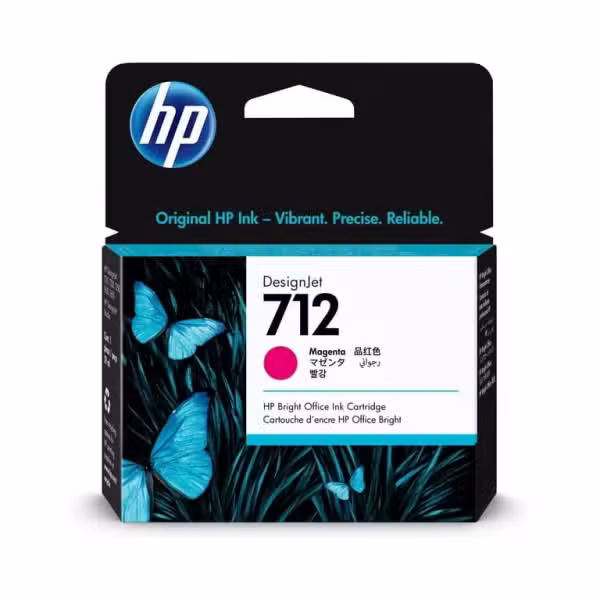 HP 712 29ml Magenta DesignJet Ink Cartridge (3ED68A) 3ED68A