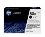 HP 80A Black LaserJet Toner Cartridge (CF280A) 2,700 Page Yield CF280A