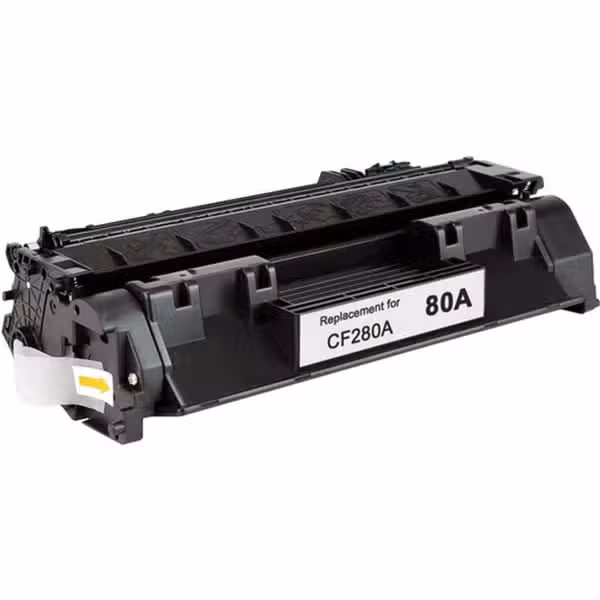 HP 80A Black LaserJet Toner Cartridge (CF280A) 2,700 Page Yield CF280A