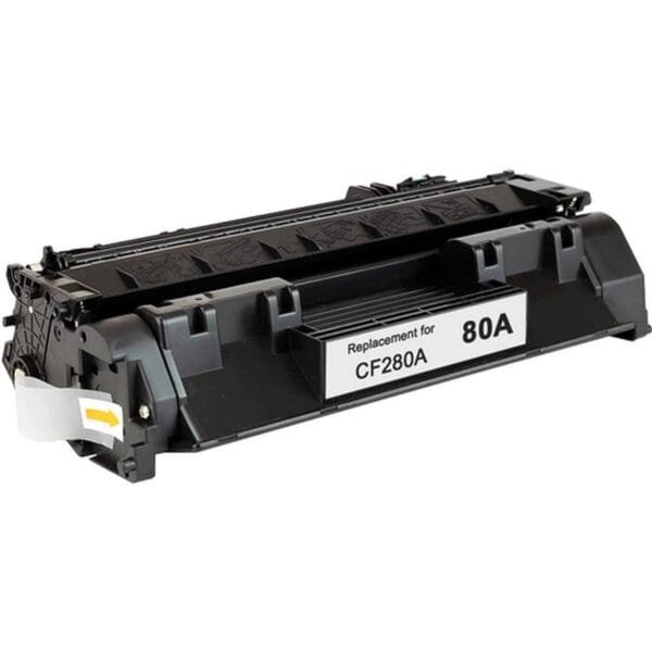 HP 80A Black LaserJet Toner Cartridge (CF280A) 2,700 Page Yield CF280A