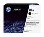 HP 81A Black LaserJet Toner Cartridge (CF281A) 10,500 Page Yield CF281A