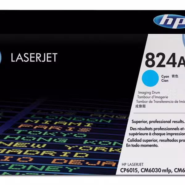 HP 824A Cyan LaserJet Image Drum (CB385A) 35,000 Page Yield CB385A