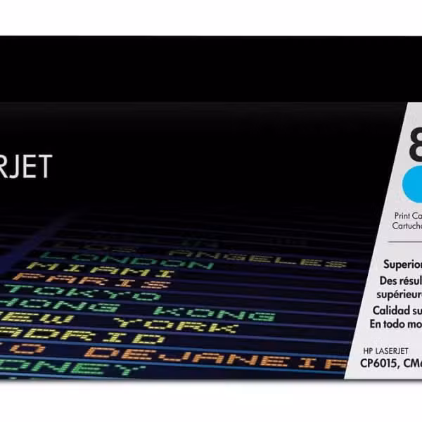 HP 824A Cyan LaserJet Toner Cartridge (CB381A) 21,000 Page Yield CB381A