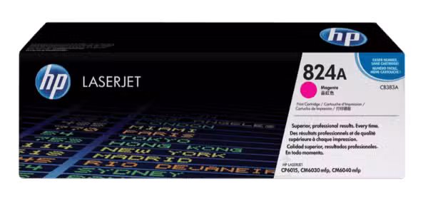 HP 824A Magenta LaserJet Toner Cartridge CB383A 21000 Pages CB383A