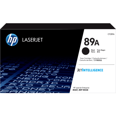 HP 89A Black LaserJet Toner Cartridge (CF289A) 5,000 Page Yield CF289A