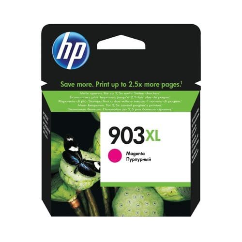 HP 903XL Magenta High Yield Ink Cartridge 825 Page Yield (T6M07AE) T6M07AE