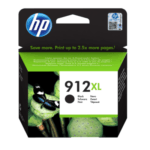 HP 912XL Black Ink High Yield Cartridge 825 Pages 3YL84AE