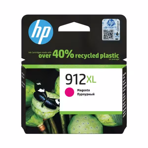HP 912XL Magenta High Yield Ink Cartridge (3YL82AE) ~825 Pages 3YL82AE