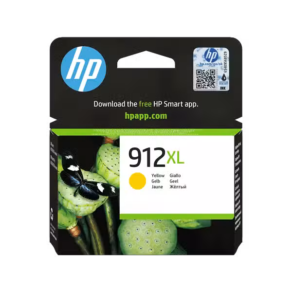 HP 912XL Yellow High Yield Ink Cartridge (3YL83AE) 3YL83AE