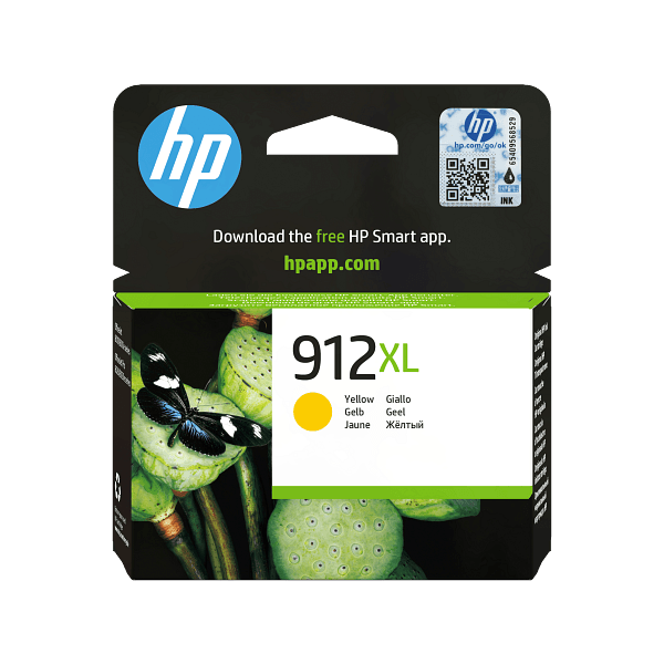 HP 912XL Yellow High Yield Ink Cartridge (3YL83AE) 3YL83AE