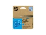 HP 938e EvoMore Cyan High-Yield Ink Cartridge (4S6X9PE) 4S6X9PE