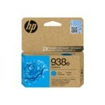 HP 938e EvoMore Cyan High-Yield Ink Cartridge (4S6X9PE) 4S6X9PE