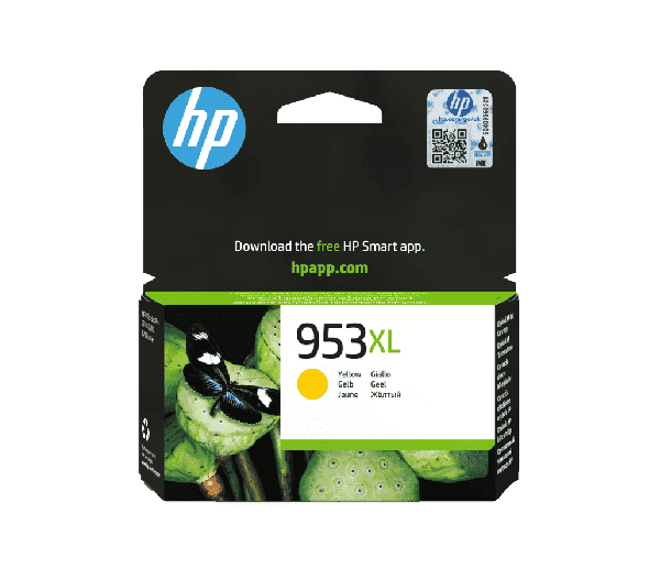 HP 953XL Yellow High Yield Original Ink Cartridge (F6U18AE) F6U18AE