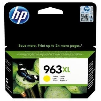 HP 963 Yellow Ink Cartridge (~700 Page Yield) 3JA29AE 3JA29AE
