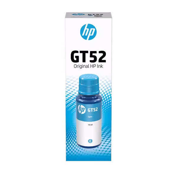 HP GT52 Cyan 70ml Ink Bottle M0H54AE M0H54AE