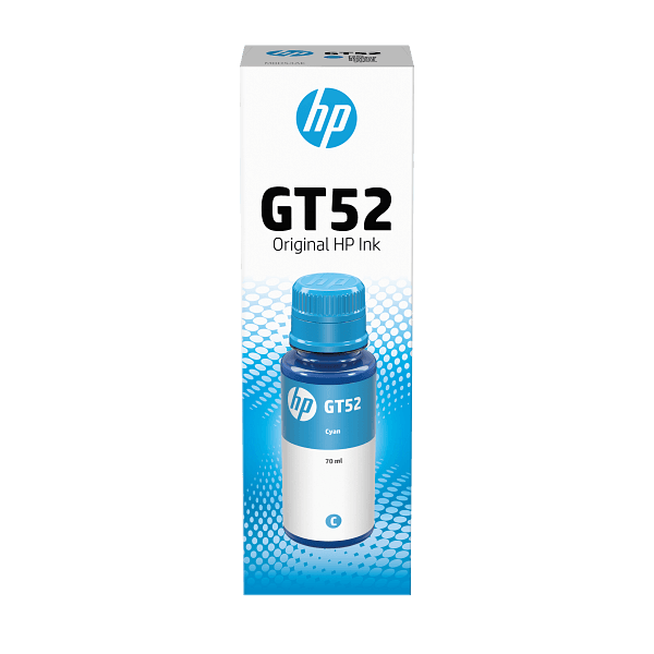 HP GT52 Cyan 70ml Ink Bottle M0H54AE M0H54AE
