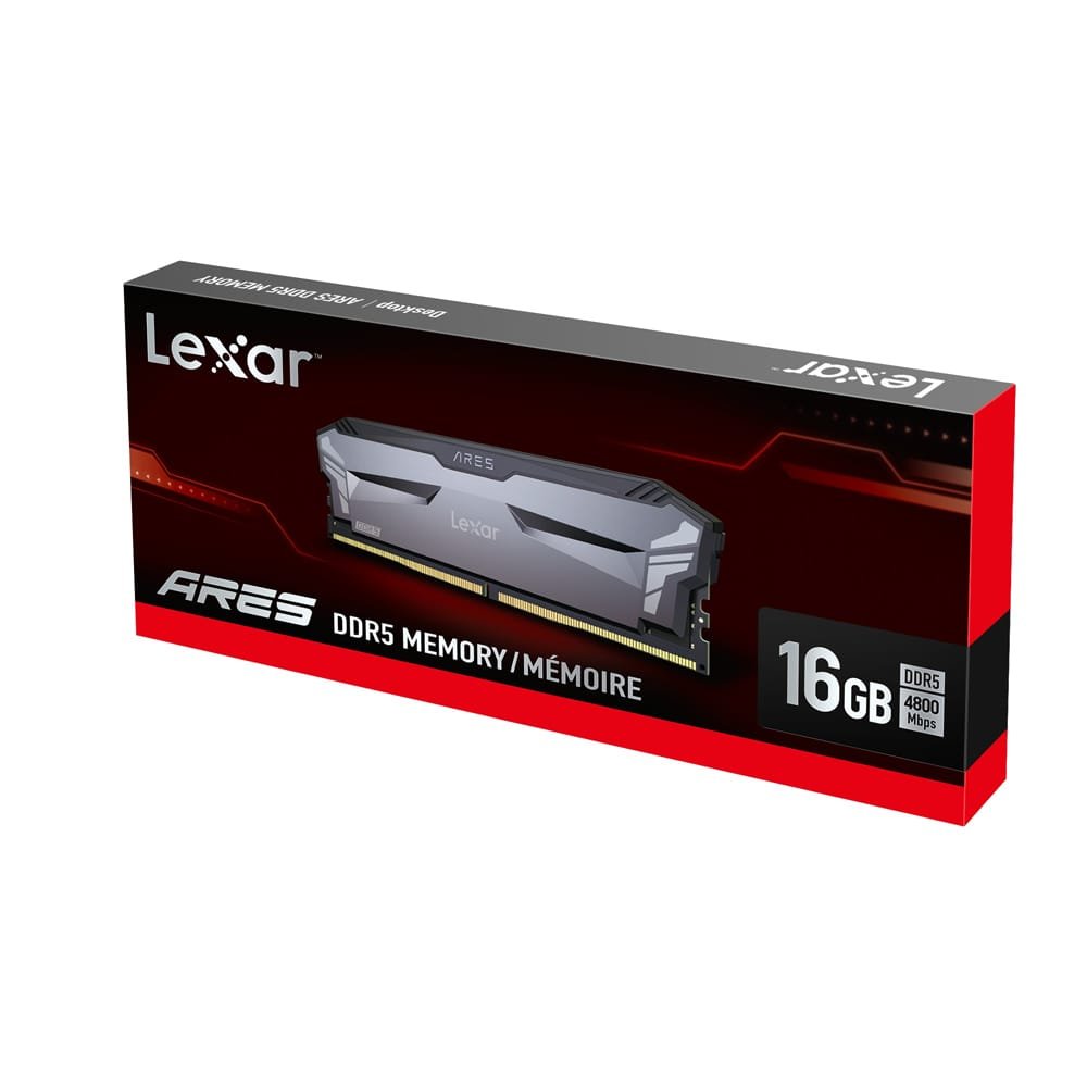 Lexar 16GB Ares DDR5 4800MHz CL40 Laptop Memory Lexar 16GB Ares DDR5 4800MHz CL40 Laptop Memory LD5DS016G-B4800GSST
