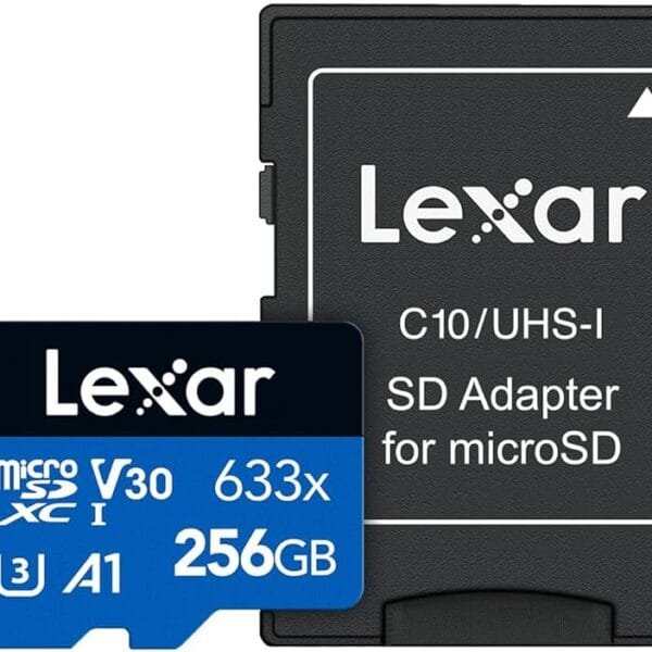 Lexar 633x 256GB microSDXC UHS-I 100MB/s Memory Card LSDMI256BB633A