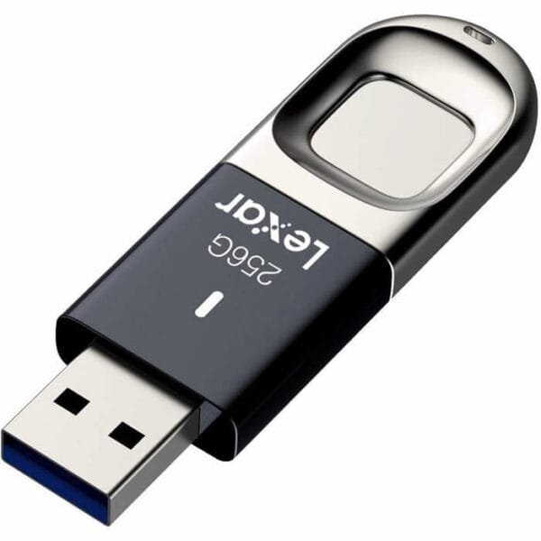 Lexar JumpDrive F35 256GB USB 3.0 Fingerprint Flash Drive LJDF35-256BBK