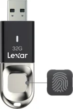 Lexar JumpDrive F35 32GB USB 3.0 Fingerprint Flash Drive LJDF35-32GBBK