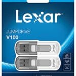 Lexar JumpDrive V100 128GB USB 3.0 Flash Drive LJDV100-128ABGY