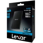 Lexar SL300 1TB Portable SSD 1050MB/s USB 3.2 Gen 2 LSL300001T-RNBNG