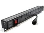 Lightwave 6-Way UK Plug 19-Inch Rackmount PDU PROD-PDU-5
