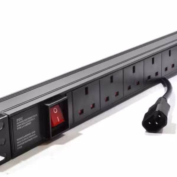Lightwave 6-Way UK Plug 19-Inch Rackmount PDU PROD-PDU-5