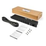Lightwave 8-Way C13 Rackmount PDU 1U 13A Black PROD-PDU-7