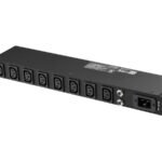 Lightwave 8-Way C13 Rackmount PDU 1U 13A Black PROD-PDU-7