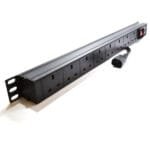 Lightwave 8-Way UK Socket PDU 1U Rackmount PROD-PDU-3