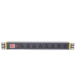 Lightwave 8-Way UK Socket PDU 1U Rackmount PROD-PDU-3