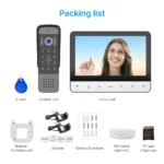 Lightwave RL-B7YID-TY 7-Inch Video Door Phone with RFID Access RL-B7YID-TY