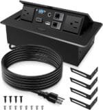 Lightwave Table Top Metal Pop-Up Box with Dual Power, HDMI, RJ45 and USB PROD-PDU-10