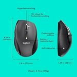 Logitech M705 Wireless Mouse, 1000 DPI, 3-Year Battery 910-001949
