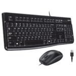 Logitech MK120 Wired Keyboard and Mouse Combo USB Plug-and-Play 920-002562